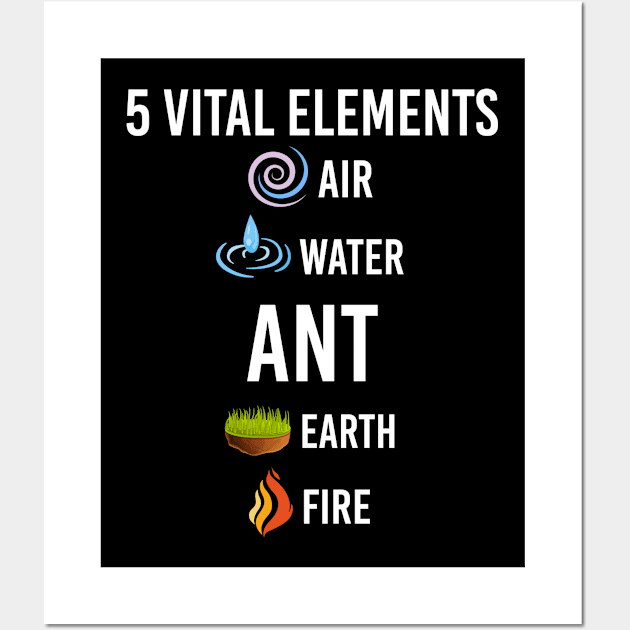 5 Elements Ant Wall Art by blakelan128